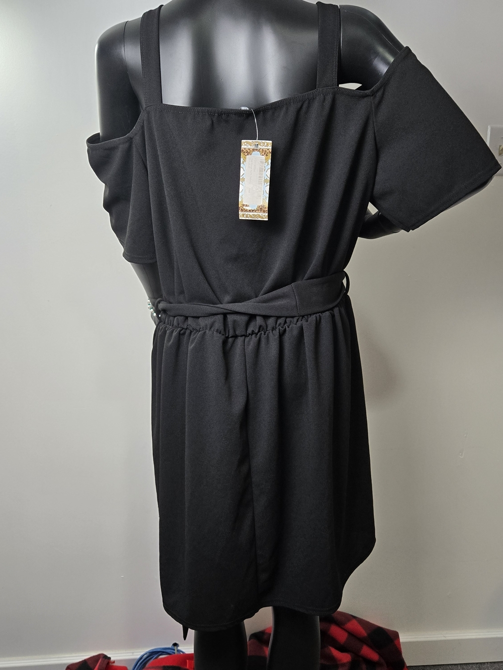 Boohoo Plus Black - Ruffle Dress - Picture 6 of 12
